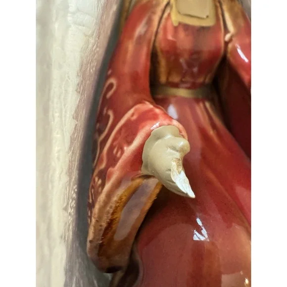 Kirkland's Home Nativity Set 13pc Ceramic Glazed #071371 w/ Box - Picture 10 of 10